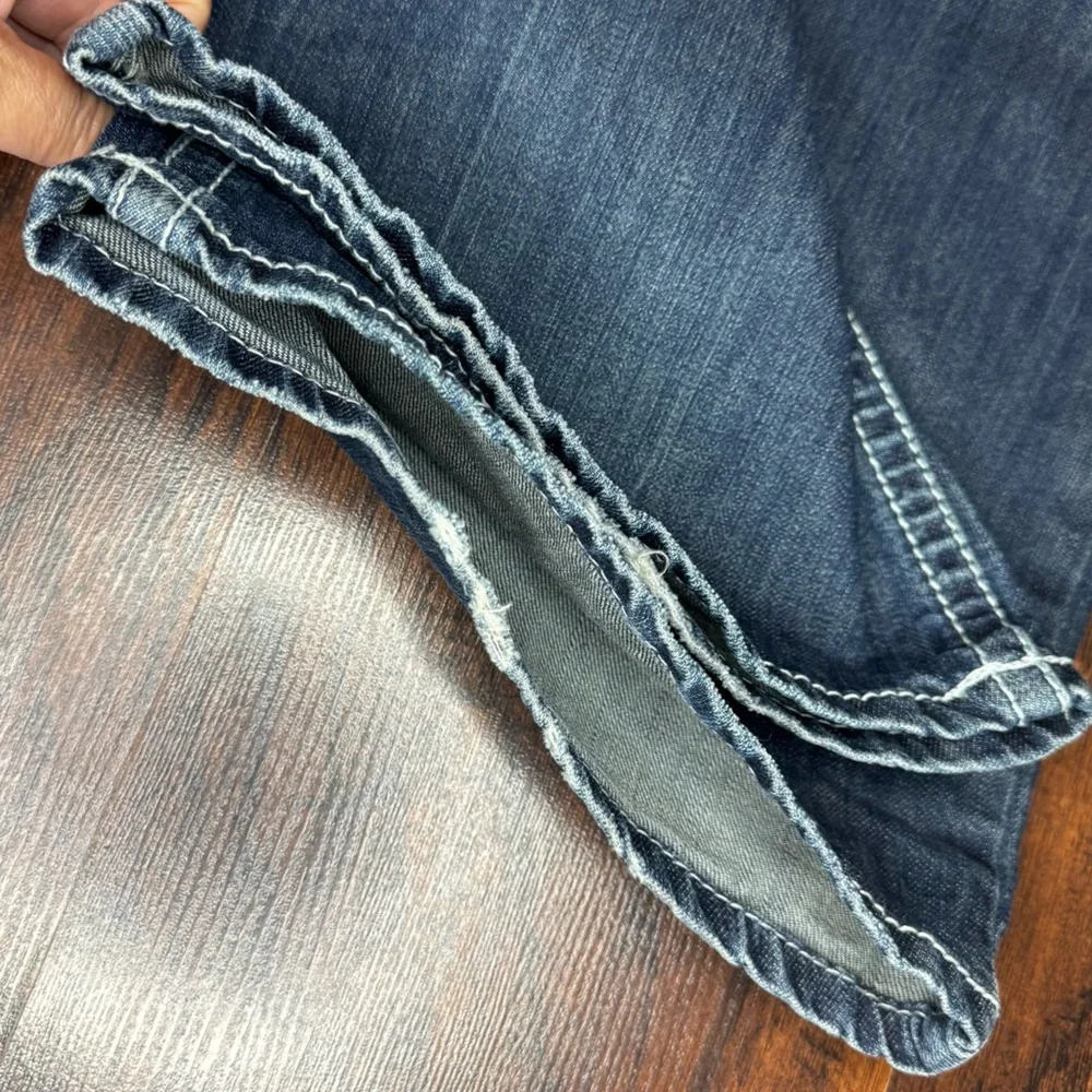 A.N.A A New Approach Classic Denim Women's Boot Cut Jeans Bejeweled Buttons 22W - Picture 16 of 16